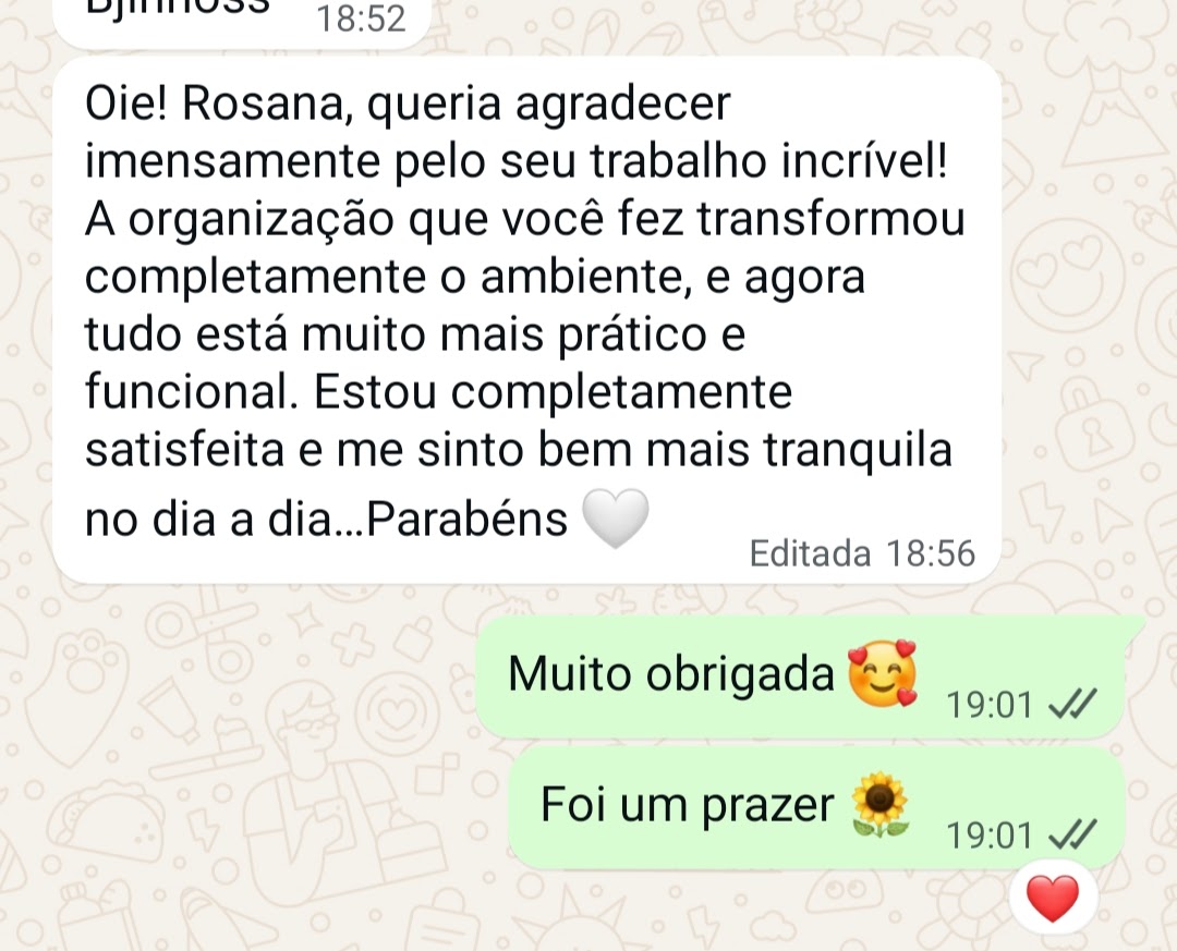 Depoimento da cliente
